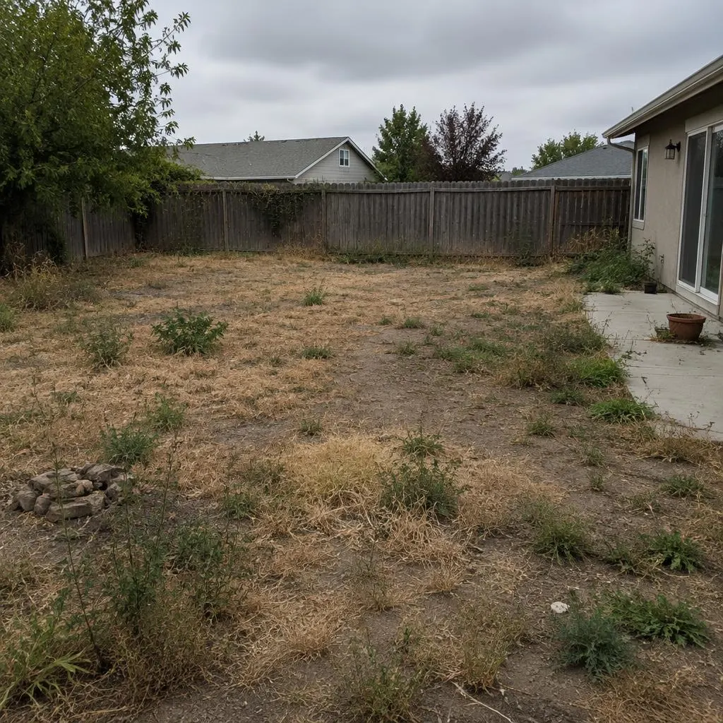 Renovación de patio – antes